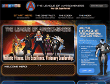 Tablet Screenshot of leagueofawesomeness.com